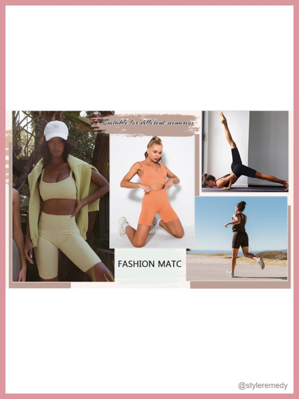 5 Pack High Waist Biker Shorts Buttery Soft 8" Workout Yoga Athletic Shorts - Picture 6 of 6